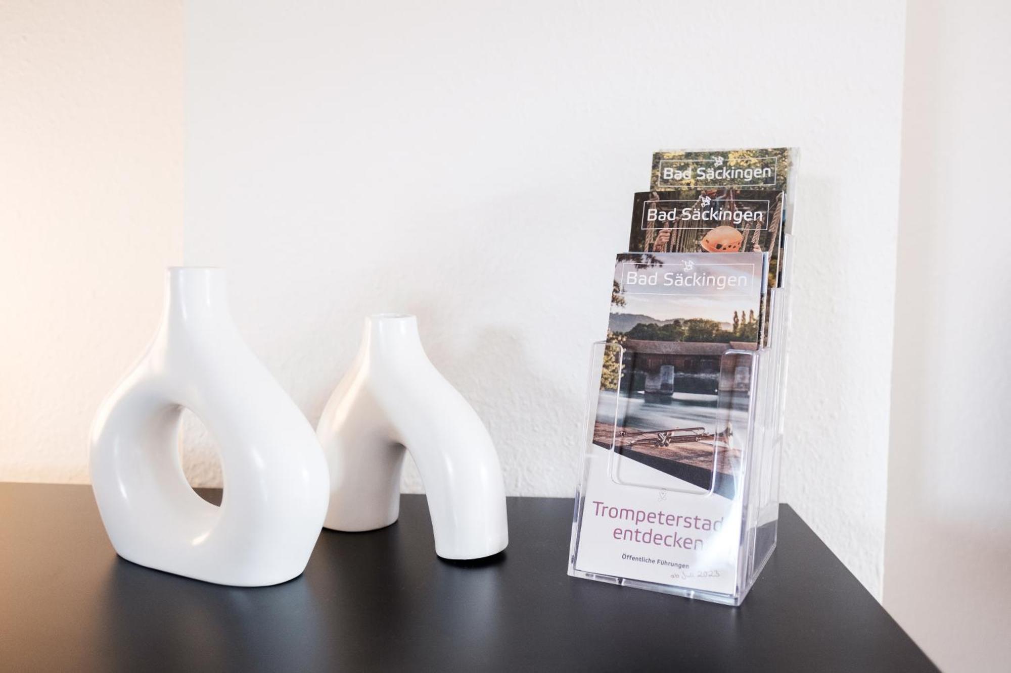 Neu Deluxe Suite Muensterblick, Maisonette, Kingsize Bett, Kueche, Netflix, Aussicht, E-Kamin Bad Sackingen Luaran gambar