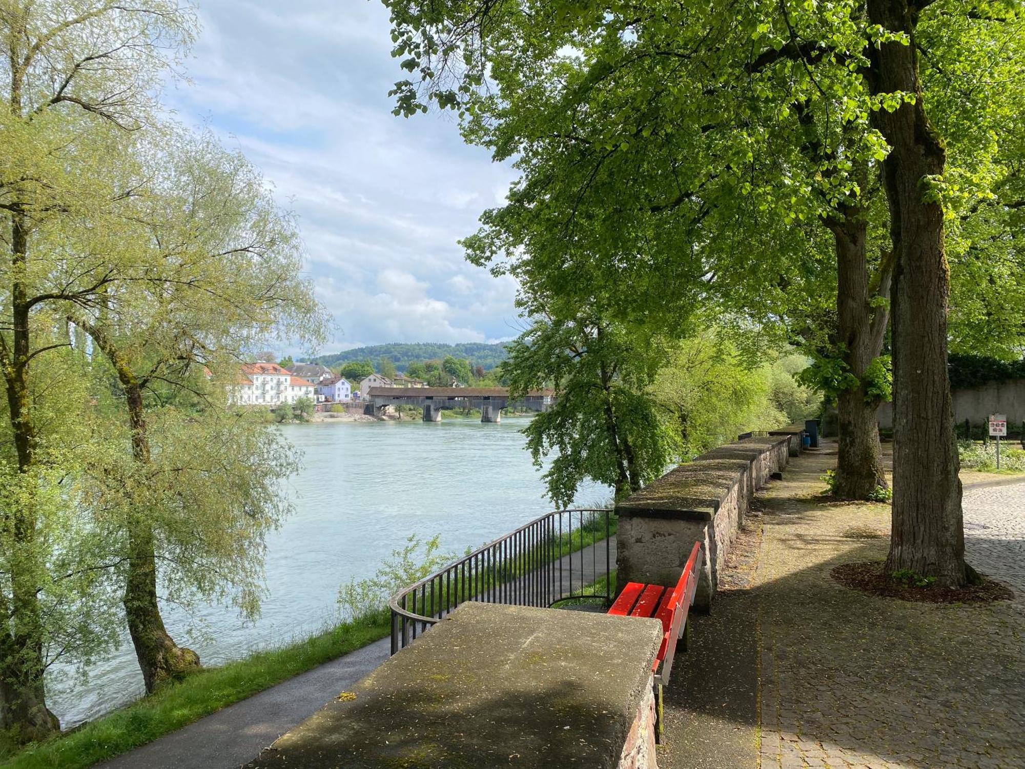 Neu Deluxe Suite Muensterblick, Maisonette, Kingsize Bett, Kueche, Netflix, Aussicht, E-Kamin Bad Sackingen Luaran gambar